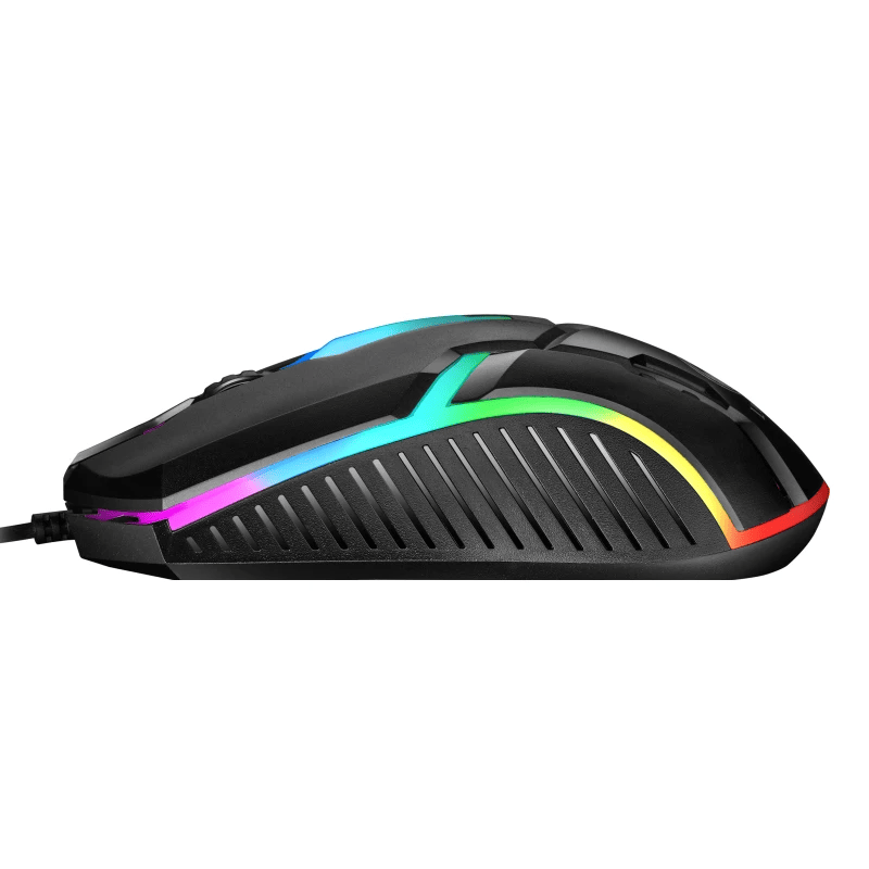 1200DPI USB Wired Optical Gaming Mouse with LED Light for PC Laptop - Task & Tether