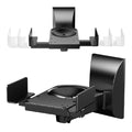 5 CORE Speaker Wall Mount Adjustable Shelf Holder Swivel 180 Degree Bookshelf Brackets - 15 Inch Space for Speakers Pair Holds Upto 55lbs - WST 04 - 15 Pair - Task & Tether