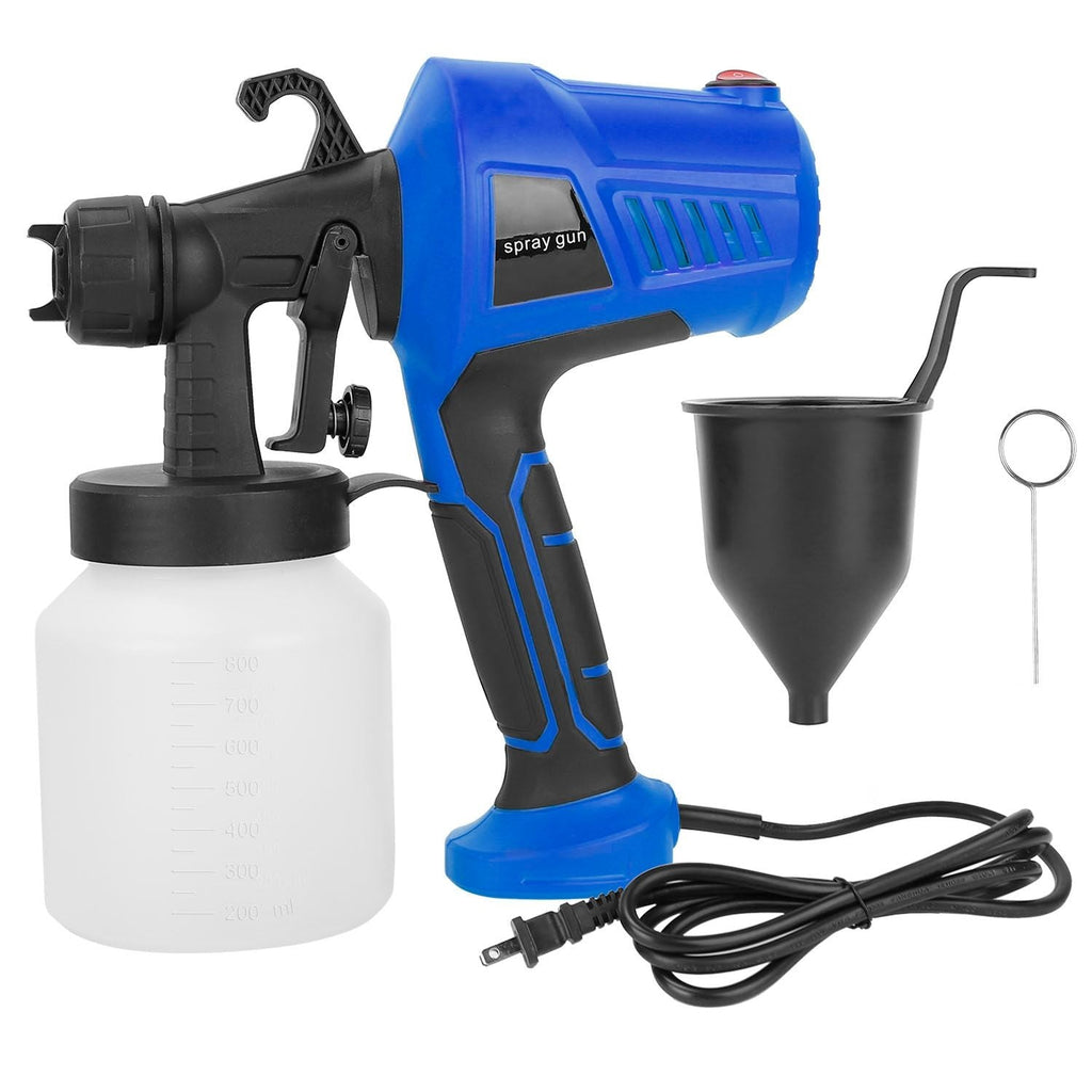 700W Electric Paint Sprayer Handheld HVLP Spray Painter Painting Spray Gun For Fences Brick Walls - Task & Tether