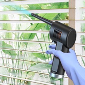 Compressed Air Duster; New Generation Canned Air; 36000 RPM Electric Air Can for Computer Keyboard Electronics Cleaning; 8000mAh Rechargeable Battery; Reusable Dust Destroyer - Task & Tether