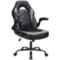 Adjustable Ergonomic Gaming Office Chair with PU Leather Racing Design for Christmas Furniture - Task & Tether