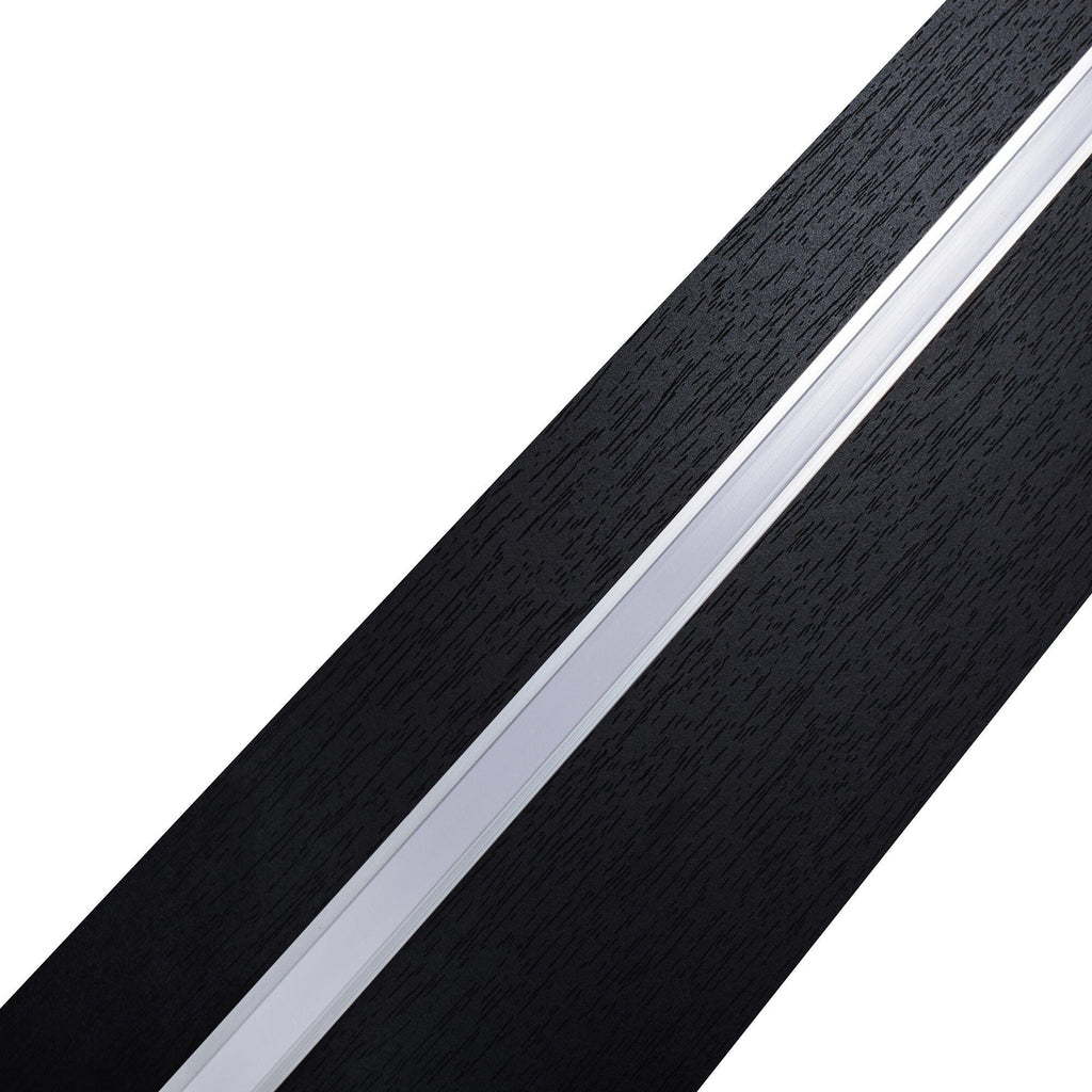 LED Black Floating Shelves - Stylish Storage Solution - Task & Tether