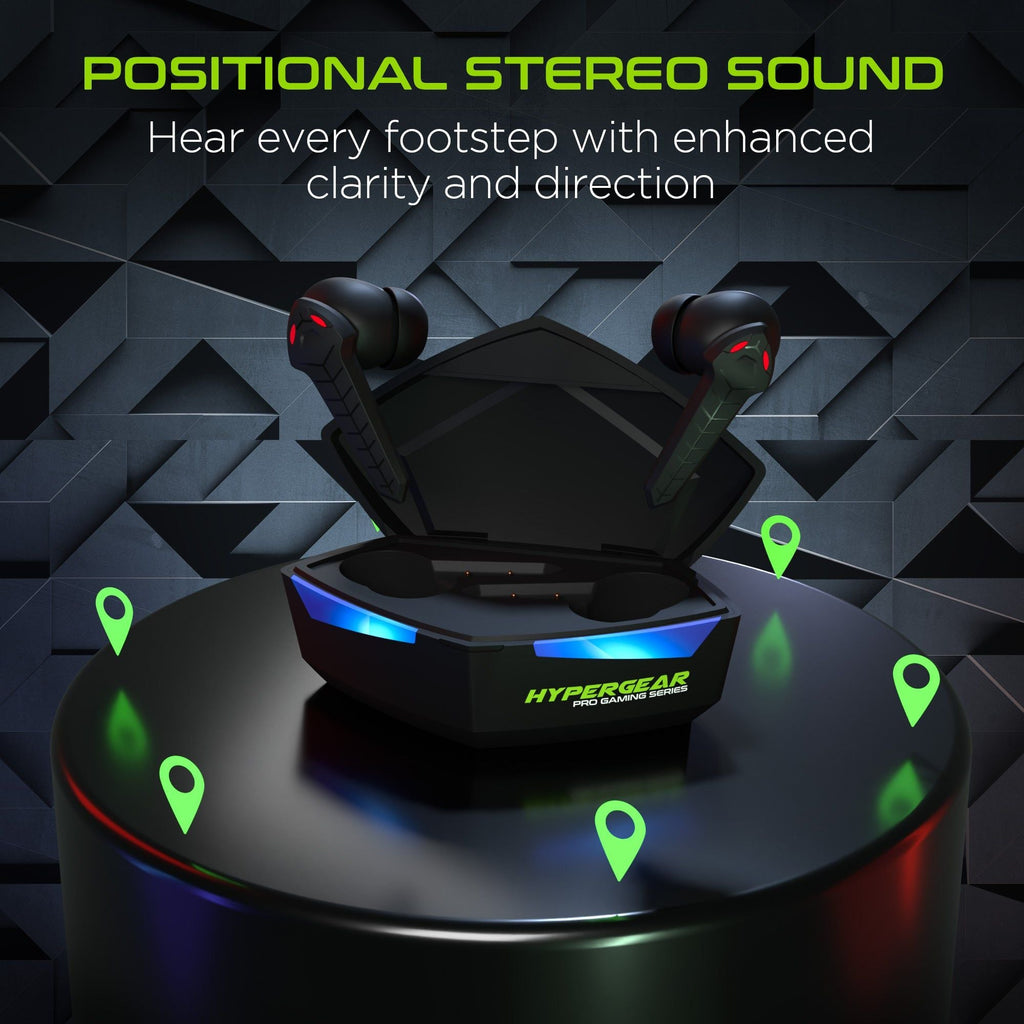 HyperGear CobraStrike True Wireless Gaming Earbuds - Task & Tether