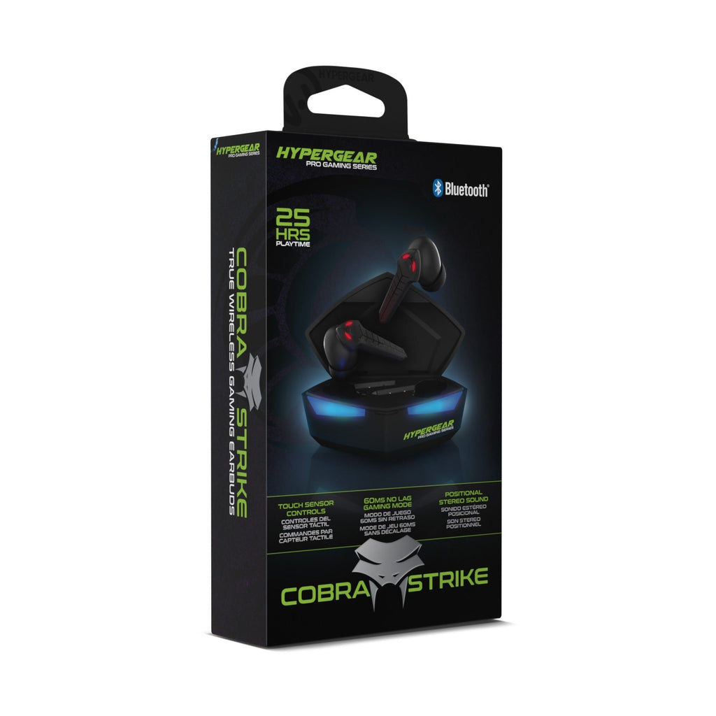 HyperGear CobraStrike True Wireless Gaming Earbuds - Task & Tether