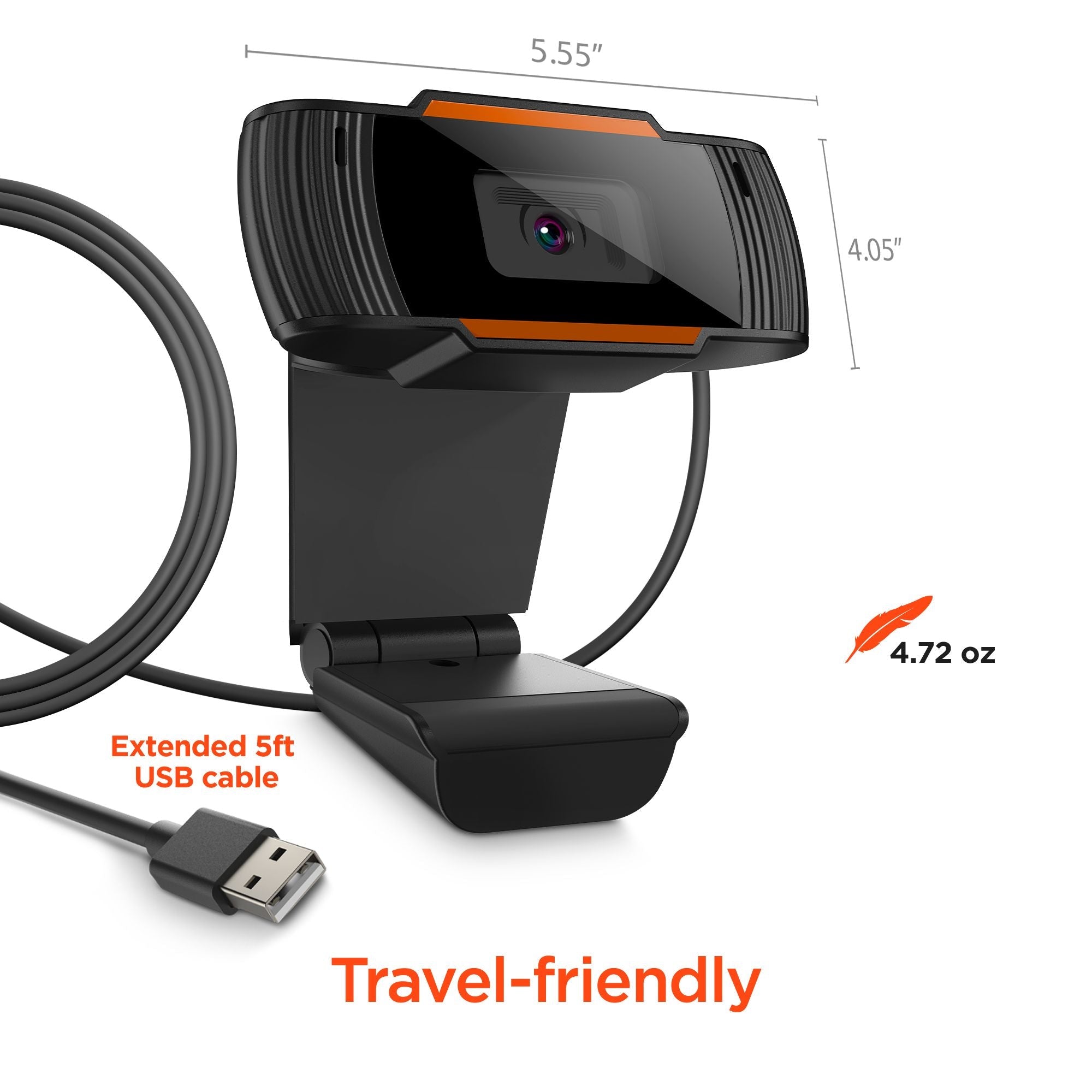 HyperGear HyperStream 1080P Webcam - Task & Tether