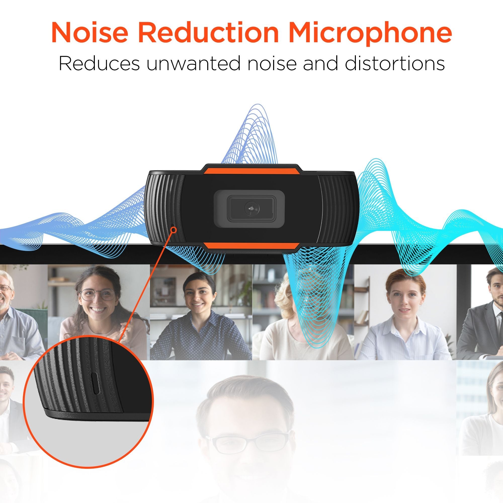 HyperGear HyperStream 1080P Webcam - Task & Tether