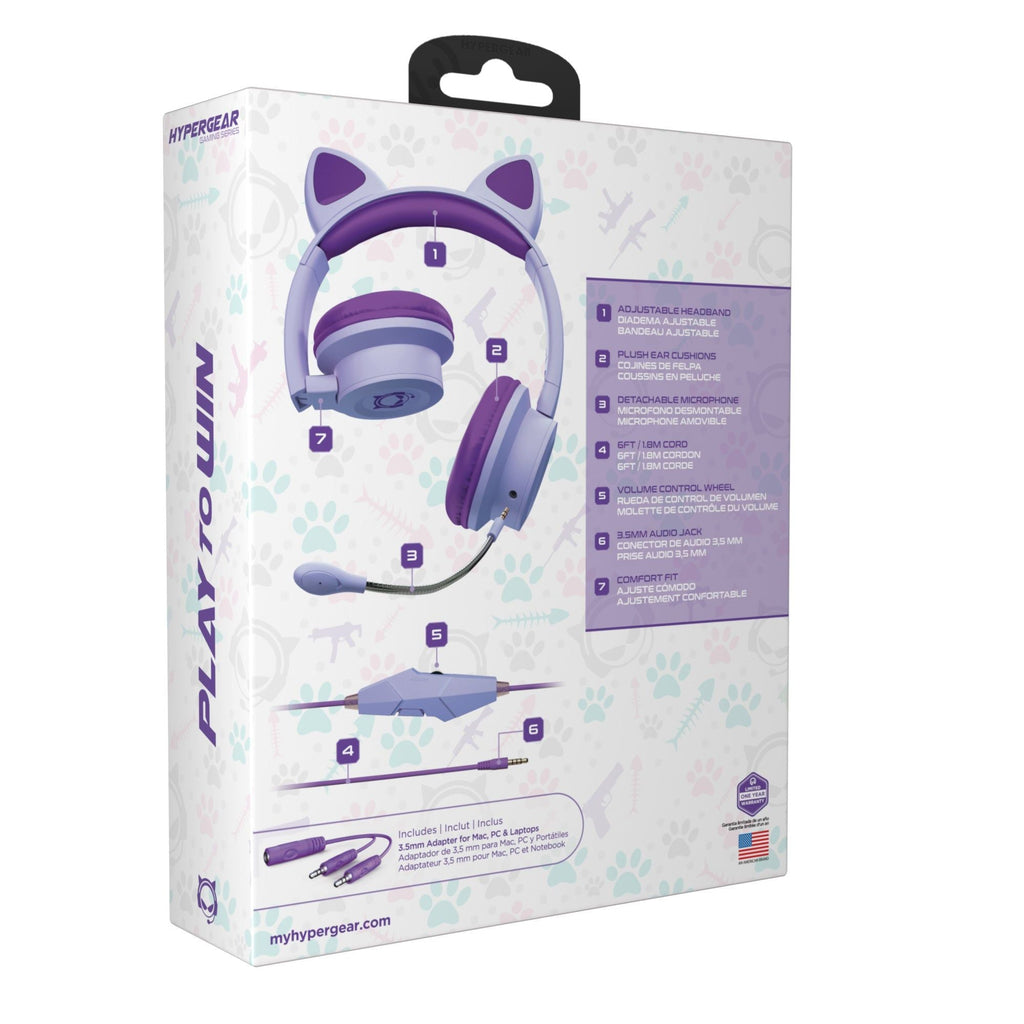 HyperGear Kombat Kitty Gaming Headset - Task & Tether