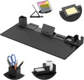 6-in-1 Desk Pad Mouse Mat Set with Desktop Storage - Home Office Organizer - Task & Tether