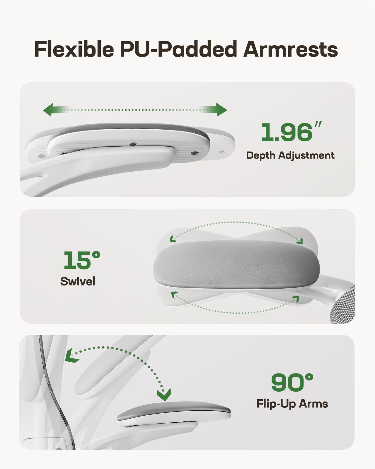 ComfortPro Ergonomic Office Chair: High Back Mesh with Adjustable Lumbar Support - Task & Tether