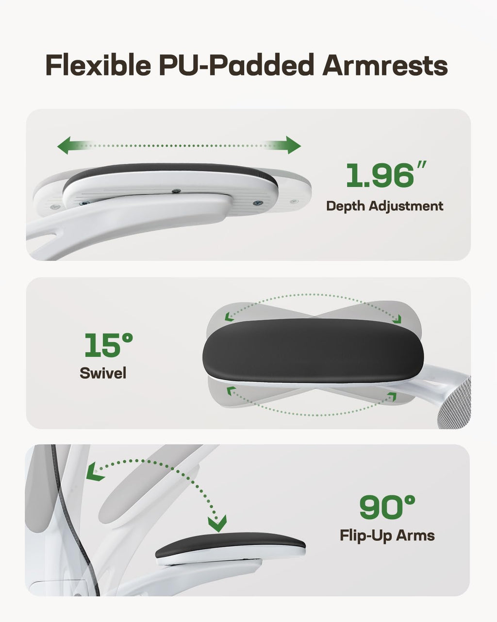 ComfortPro Ergonomic Office Chair: High Back Mesh with Adjustable Lumbar Support - Task & Tether