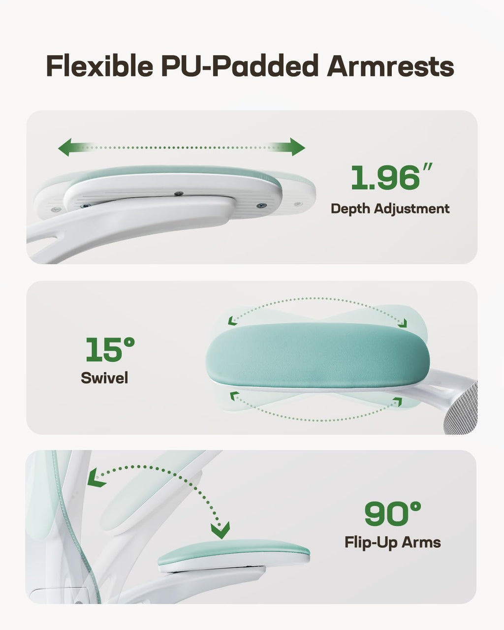 ComfortPro Ergonomic Office Chair: High Back Mesh with Adjustable Lumbar Support - Task & Tether