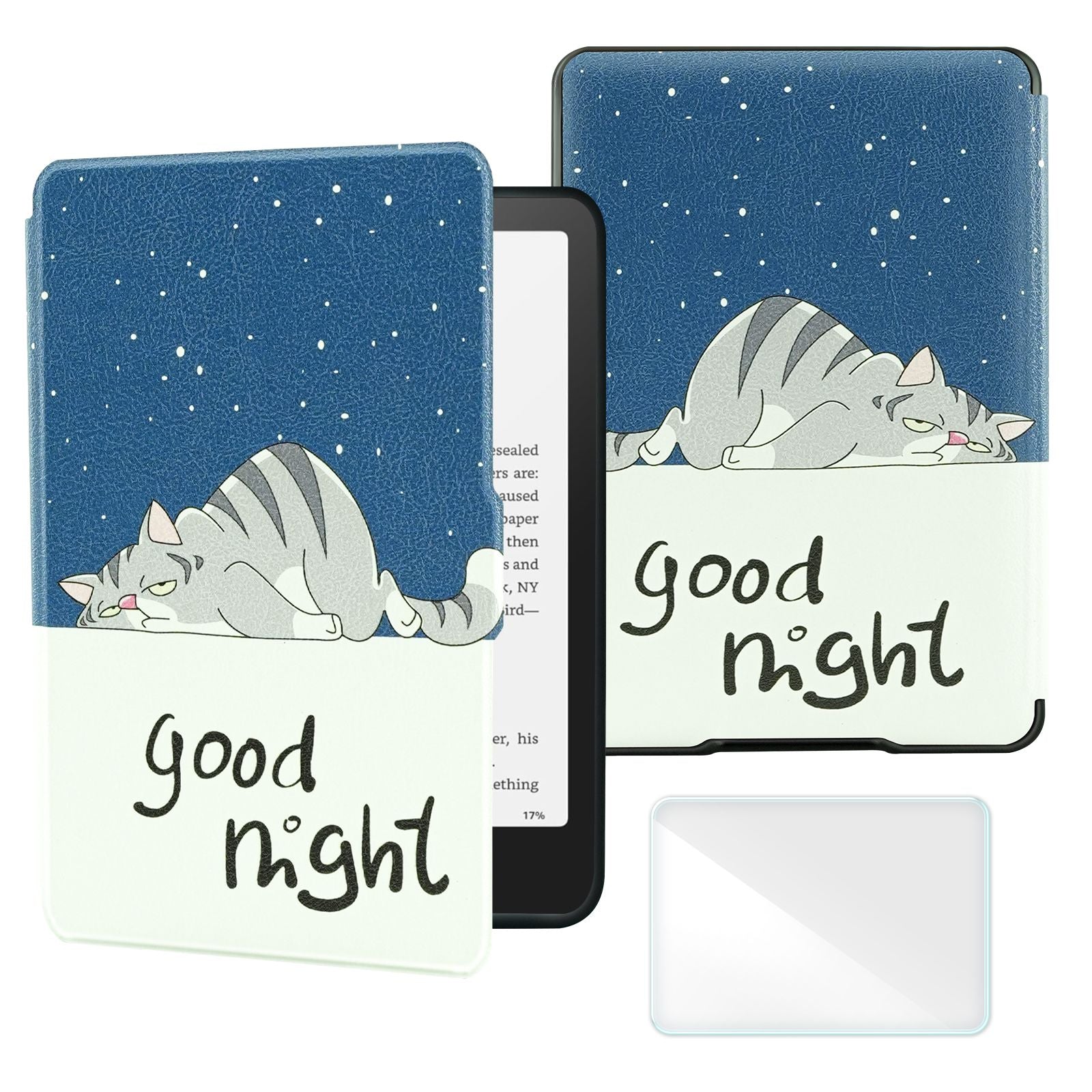 6 Inch Kindle Paperwhite Smart Case - Multiple Colors, Screen Protector - Ereader (2012-2017) - Task & Tether