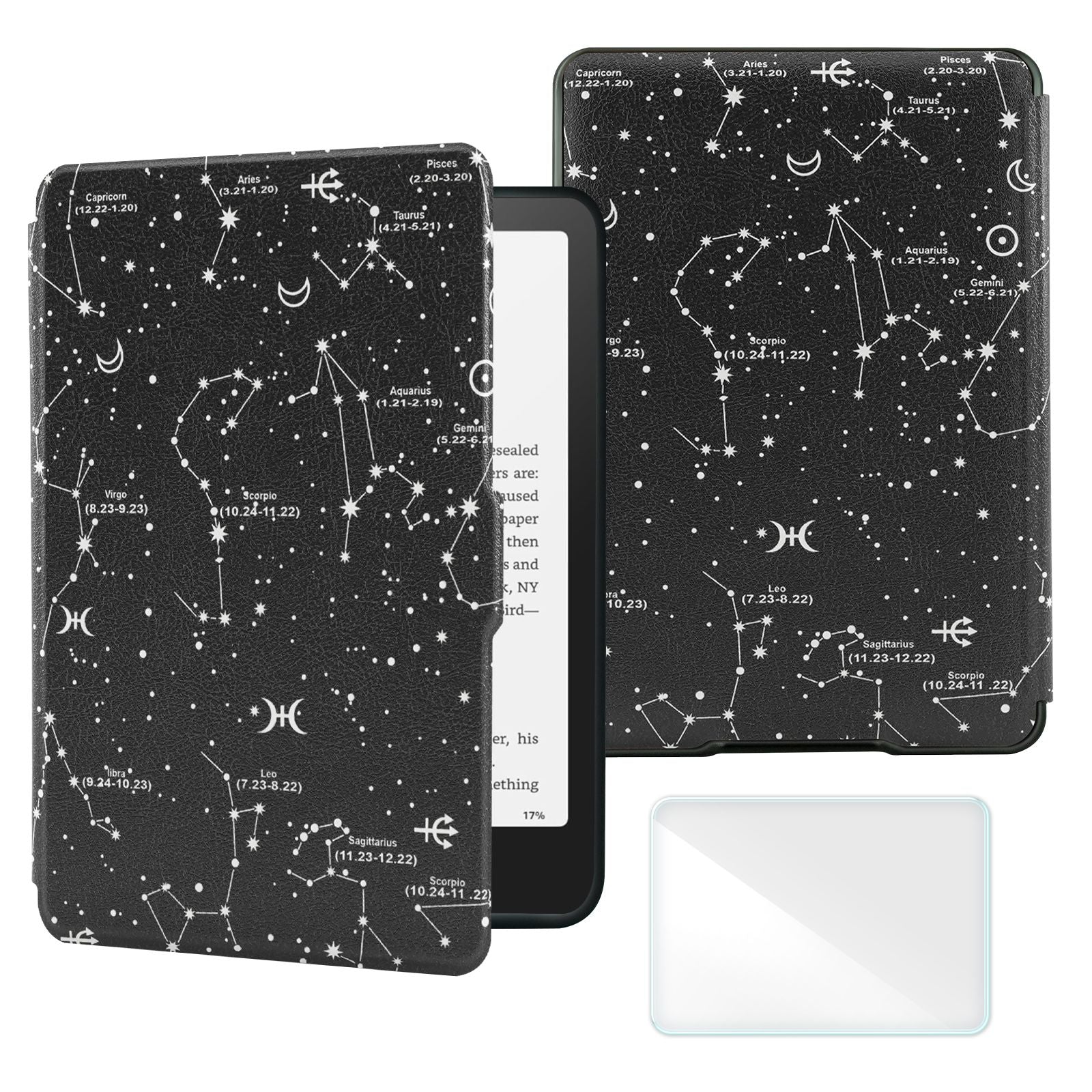 6 Inch Kindle Paperwhite Smart Case - Multiple Colors, Screen Protector - Ereader (2012-2017) - Task & Tether