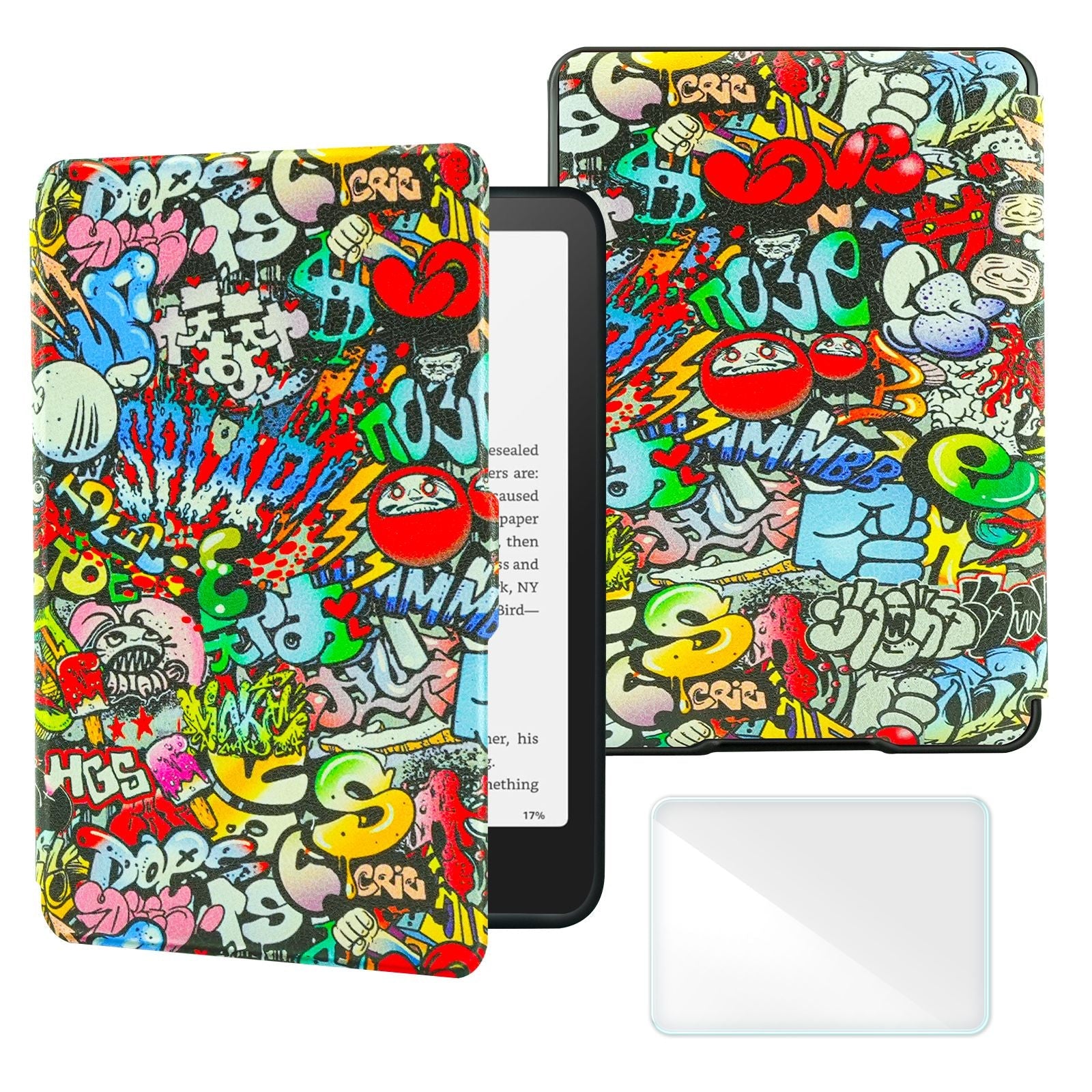 6 Inch Kindle Paperwhite Smart Case - Multiple Colors, Screen Protector - Ereader (2012-2017) - Task & Tether