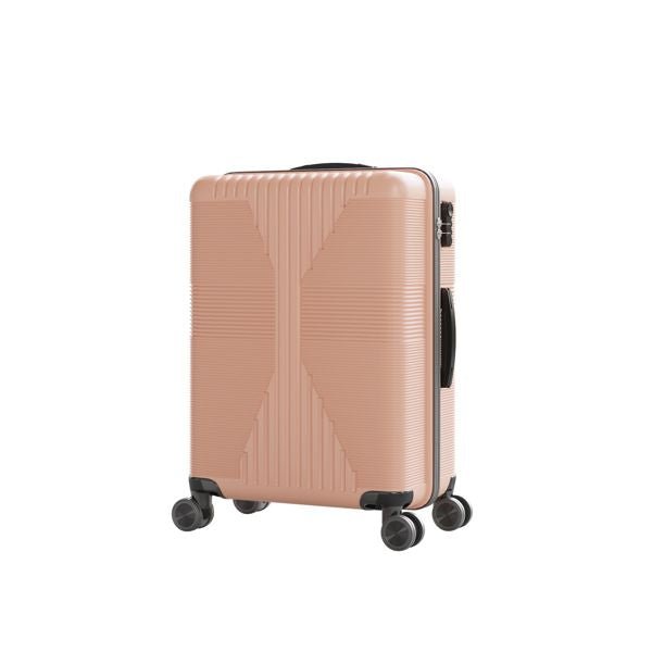 Non - TSA customs lock single 28 - inch PP trolley case, 28in PP rose gold - Task & Tether