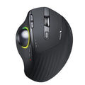 RGB Wireless Bluetooth Rechargeable Gaming Trackball Mouse - 2022 - Task & Tether