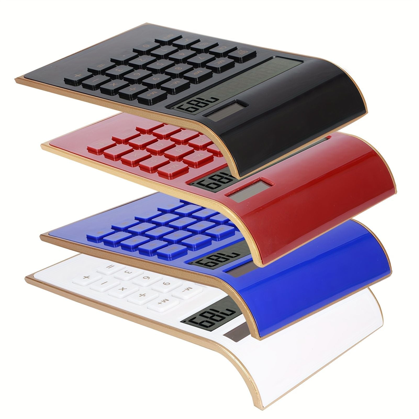 Slim Solar Calculator: Perfect for Students and Office Supplies! - Task & Tether