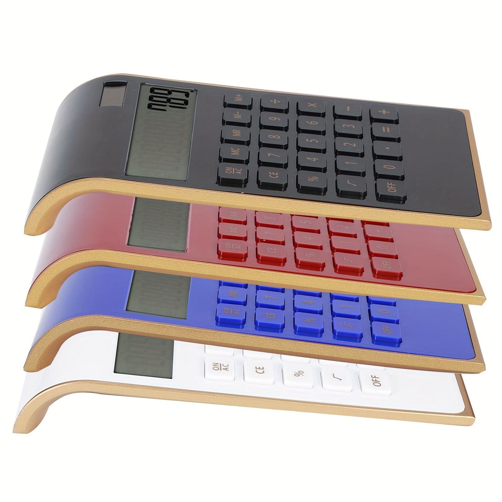 Slim Solar Calculator: Perfect for Students and Office Supplies! - Task & Tether