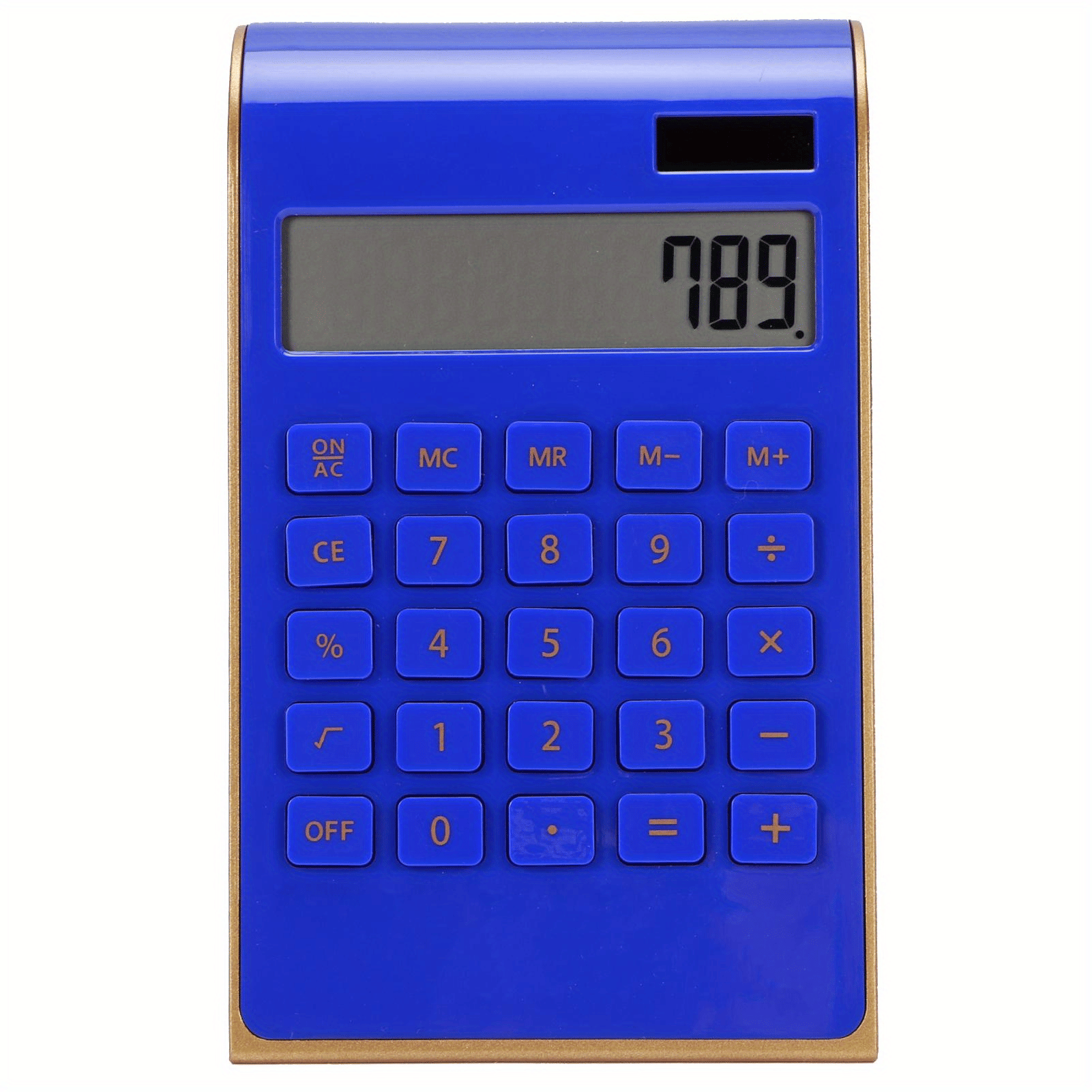 Slim Solar Calculator: Perfect for Students and Office Supplies! - Task & Tether