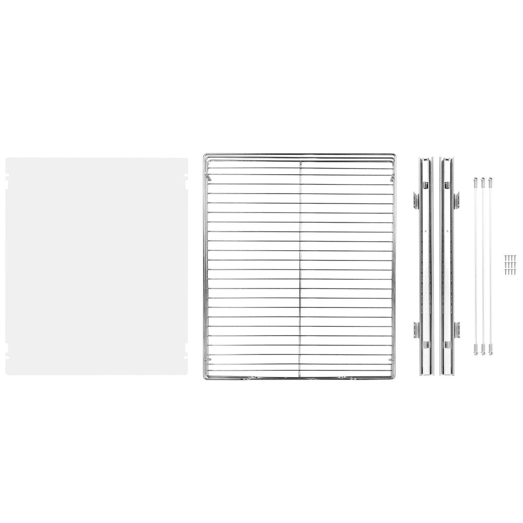 VEVOR 17"W x 21"D Pull Out Cabinet Organizer, Heavy Duty Slide Out Pantry Shelves, Chrome - Plated Steel Roll Out Drawers, Sliding Drawer Storage for Home, Inside Kitchen Cabinet, Bathroom, Under Sink - Task & Tether